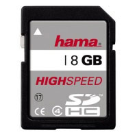 Hama HighSpeed SDHC Card 8 GB, Class 4  (00090802)